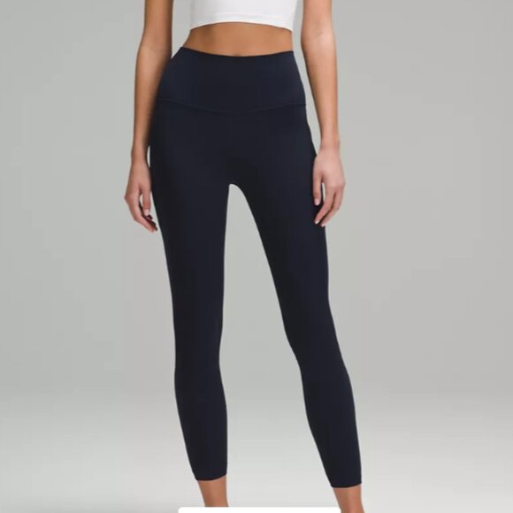 NWT ~ lululemon Align Pants 25" w/ pockets - Navy Size 10 - Picture 2 of 6